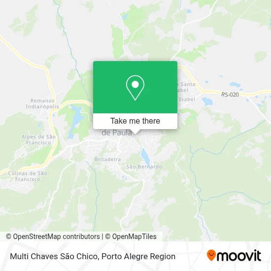 Multi Chaves São Chico map