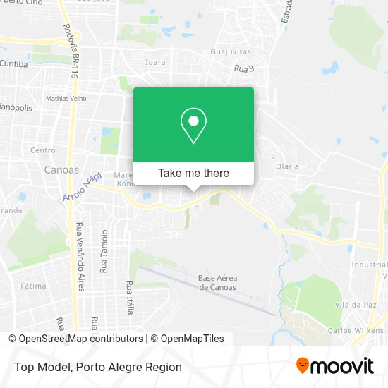 Top Model map