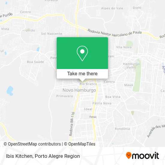 Ibis Kitchen map