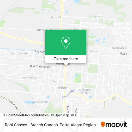 Roni Chaves - Branch Canoas map