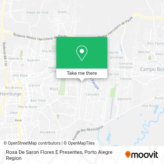 Rosa De Saron Flores E Presentes map