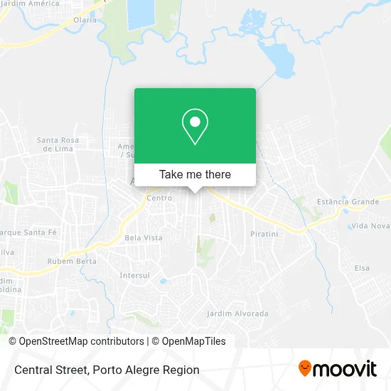 Rua Central map