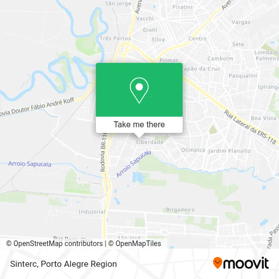 Sinterc map