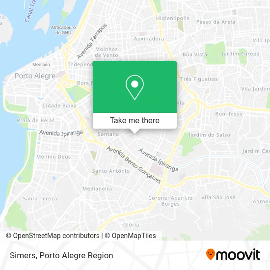 Simers map
