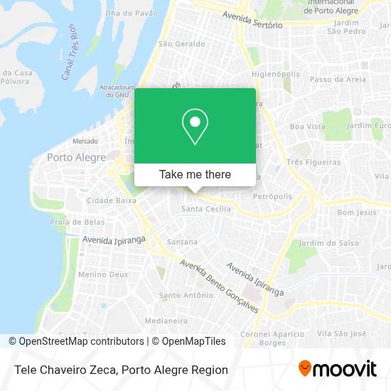 Tele Chaveiro Zeca map