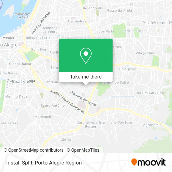 Install Split map
