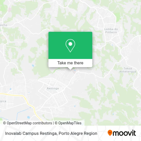 Inovalab Campus Restinga map