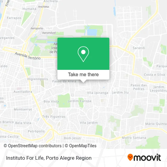 Instituto For Life map