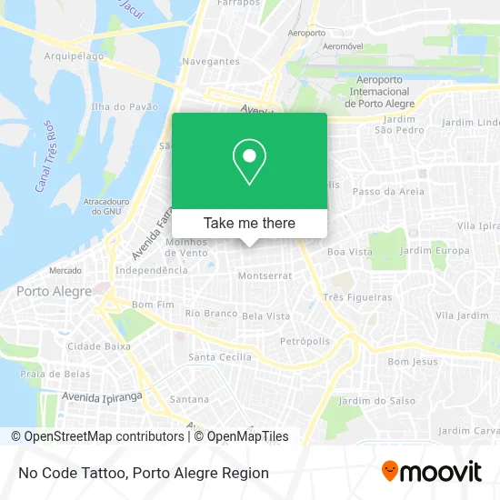 No Code Tattoo map
