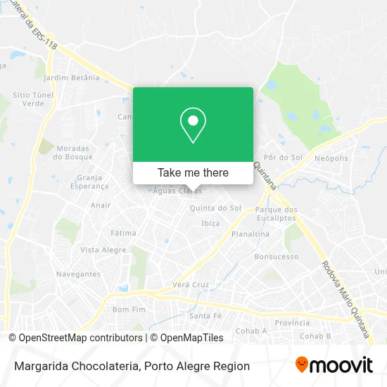 Margarida Chocolateria map