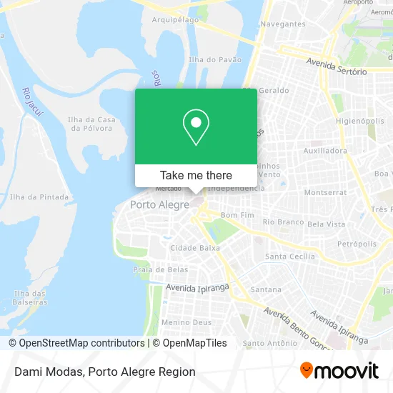 Dami Modas map