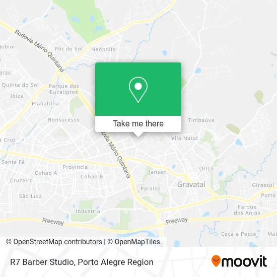 R7 Barber Studio map