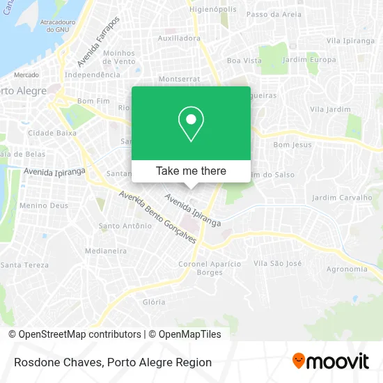 Rosdone Chaves map
