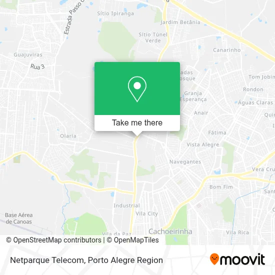Netparque Telecom map