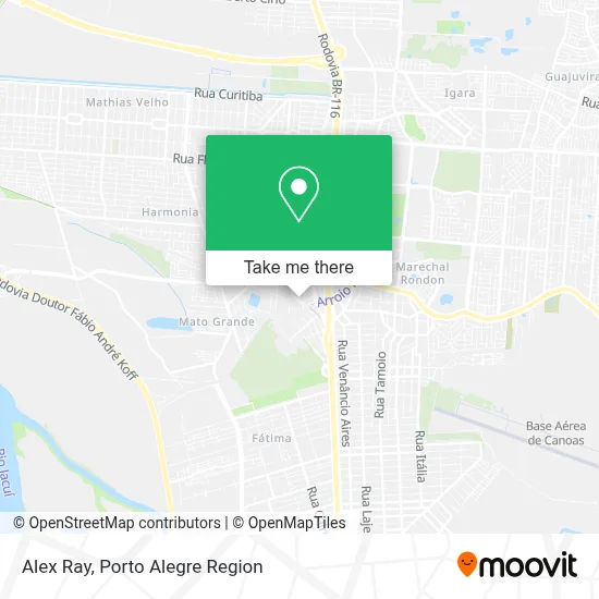 Alex Ray map