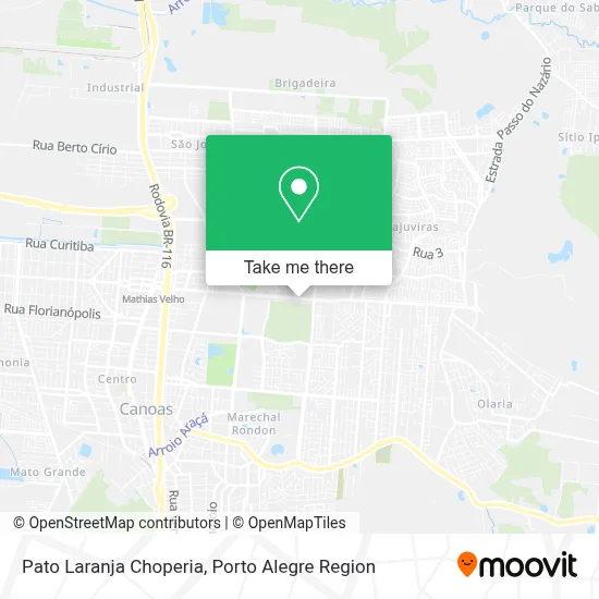 Pato Laranja Choperia map