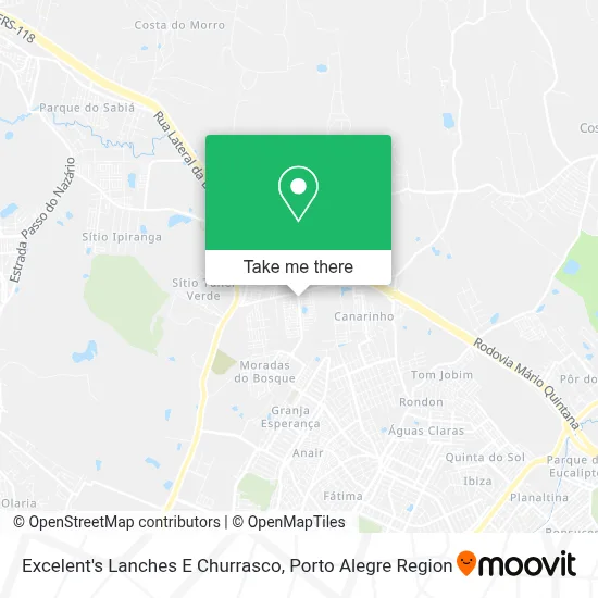 Excelent's Lanches E Churrasco map