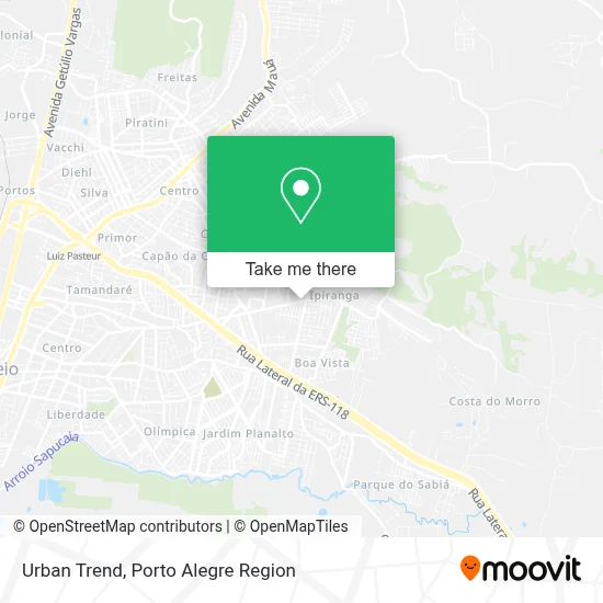 Urban Trend map