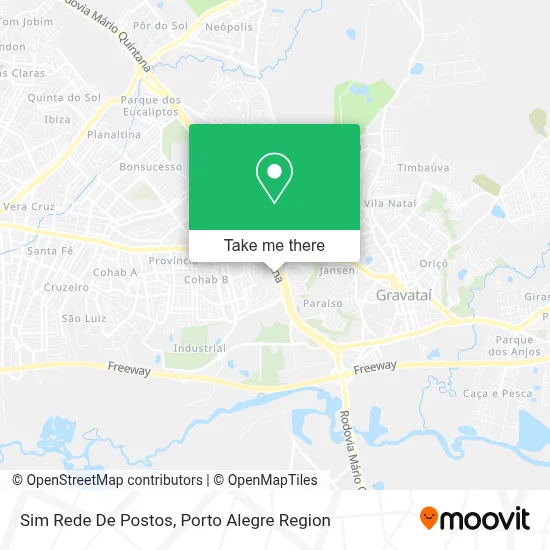 Sim Rede De Postos map