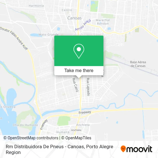 Rm Distribuidora De Pneus - Canoas map
