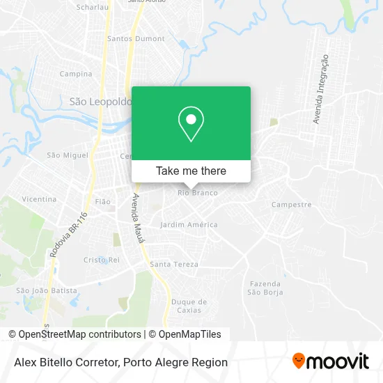Alex Bitello Corretor map
