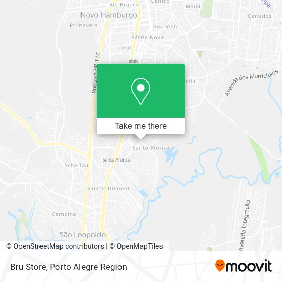 Bru Store map