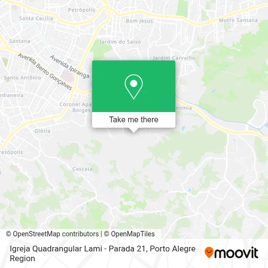 Igreja Quadrangular Lami - Parada 21 map