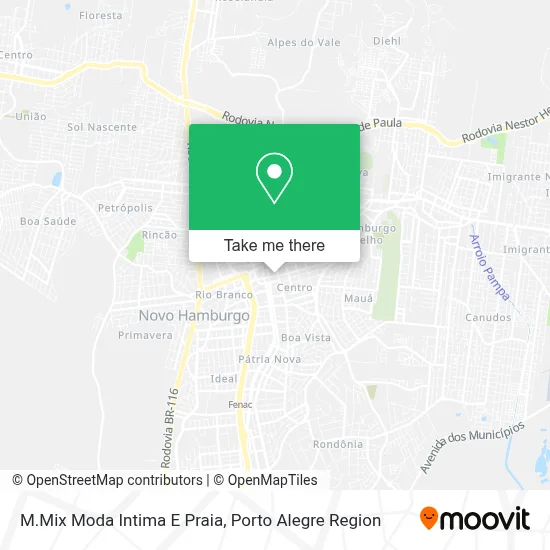 M.Mix Moda Intima E Praia map