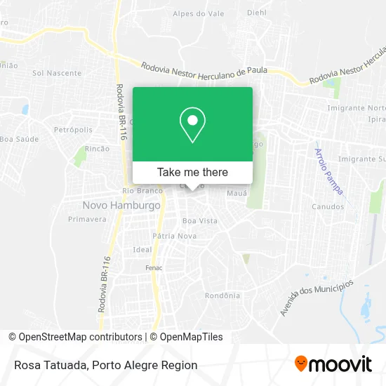 Rosa Tatuada map