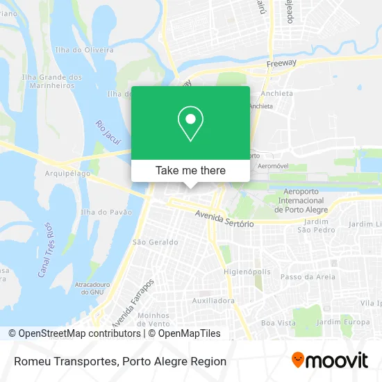 Romeu Transportes map
