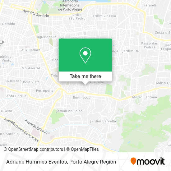 Adriane Hummes Eventos map