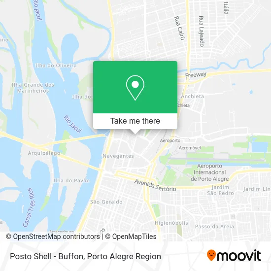 Posto Shell - Buffon map