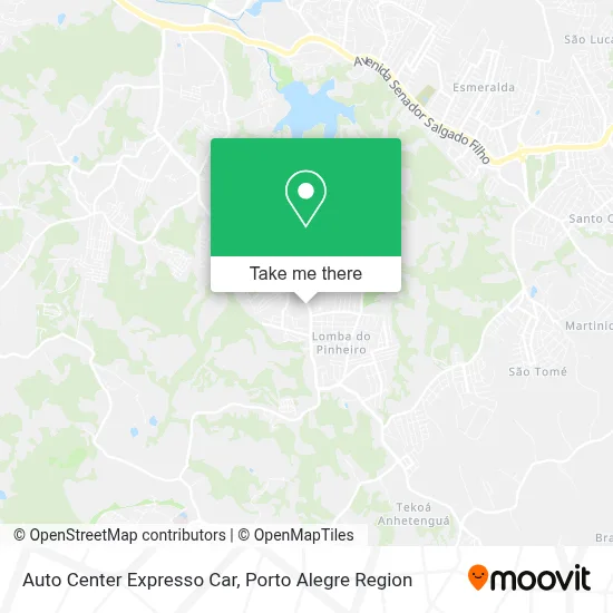 Auto Center Expresso Car map