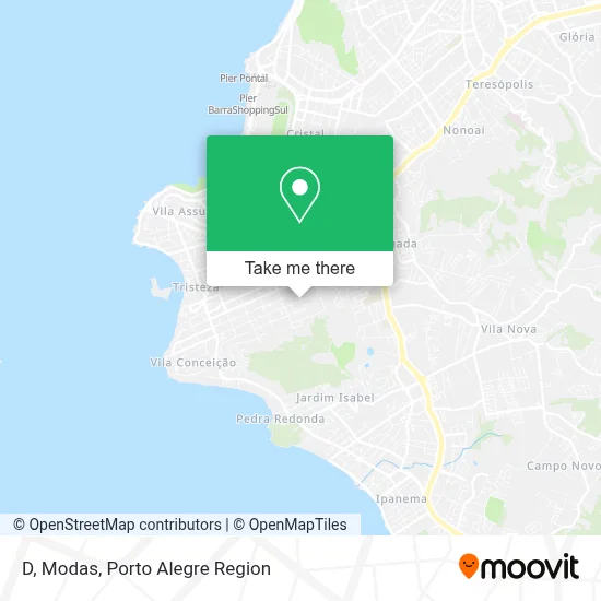 D,  Modas map
