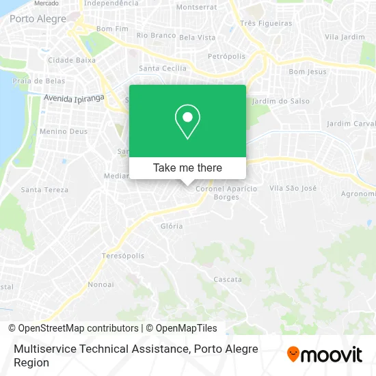Multiservice Technical Assistance map