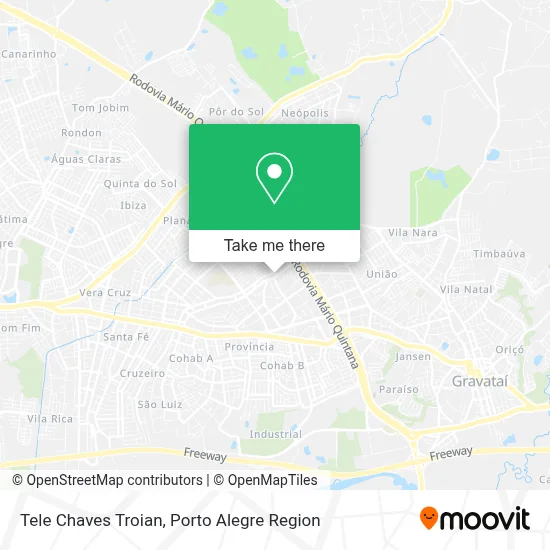 Tele Chaves Troian map
