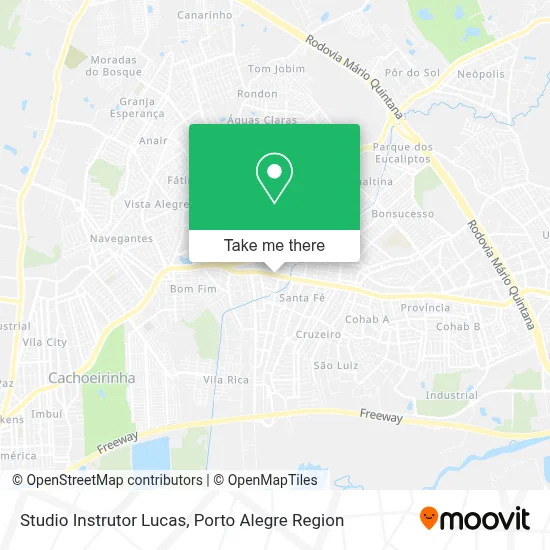 Studio Instrutor Lucas map