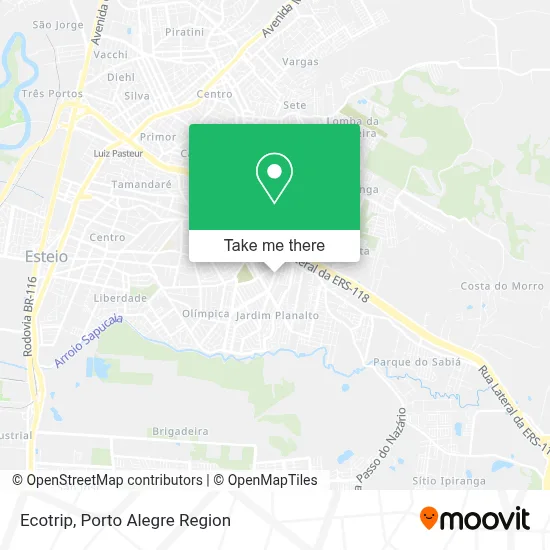 Ecotrip map