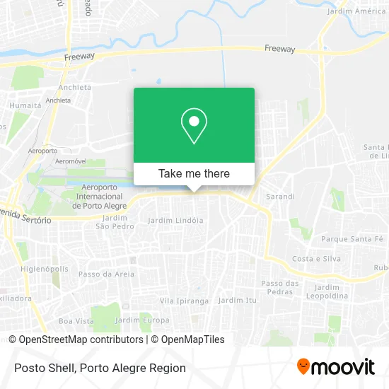 Posto Shell map