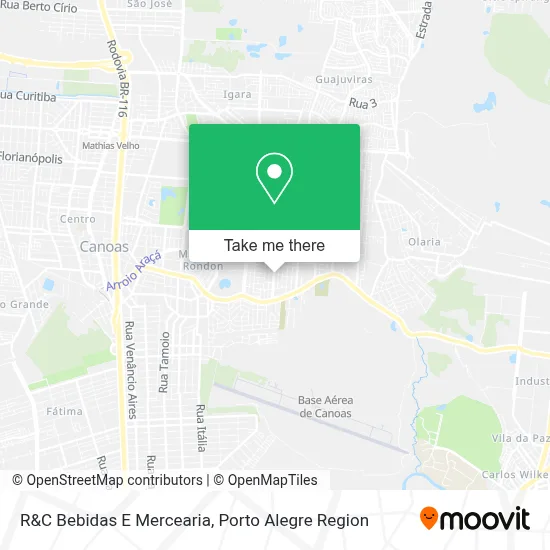 R&C Bebidas E Mercearia map