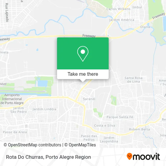 Rota Do Churras map