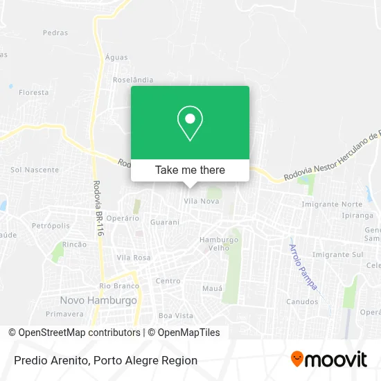 Predio Arenito map