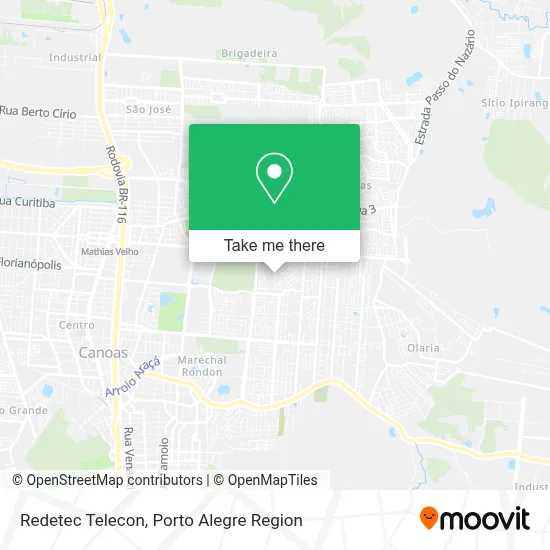 Redetec Telecon map
