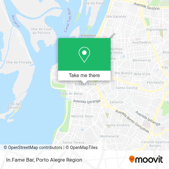 In.Fame Bar map