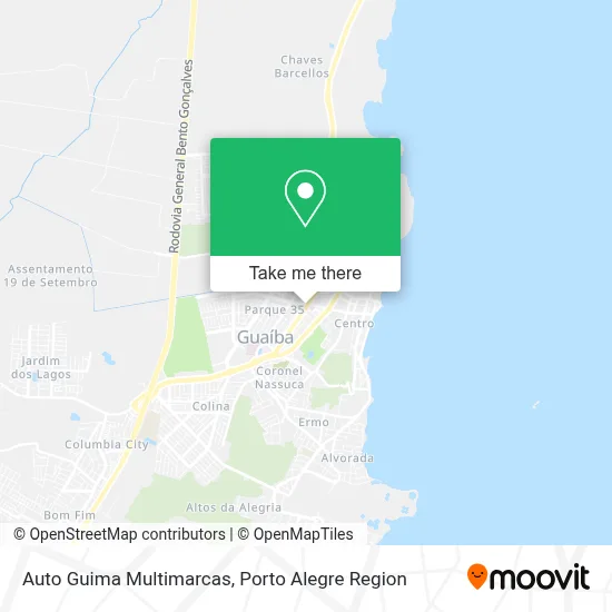Auto Guima Multimarcas map