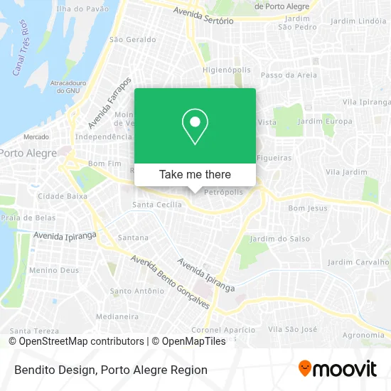 Bendito Design map