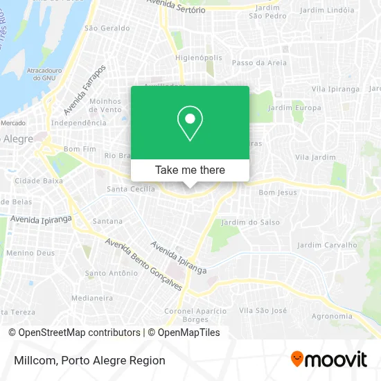 Millcom map