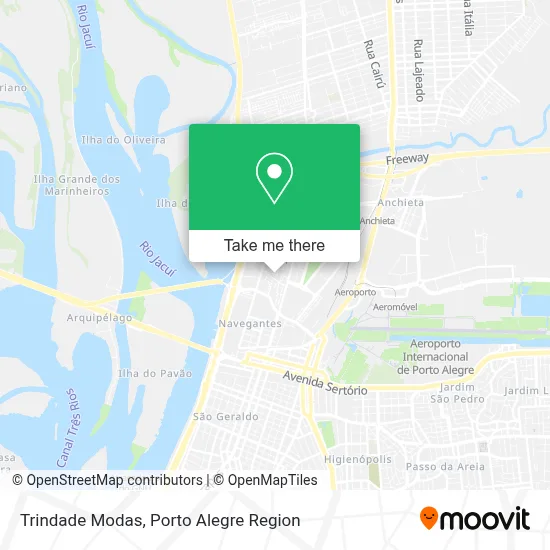 Trindade Modas map