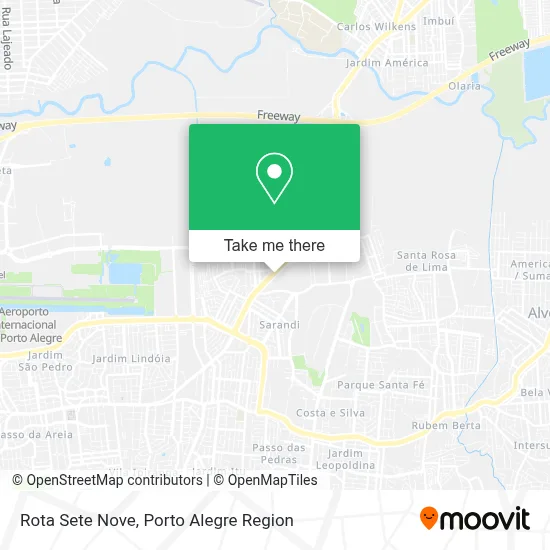 Rota Sete Nove map