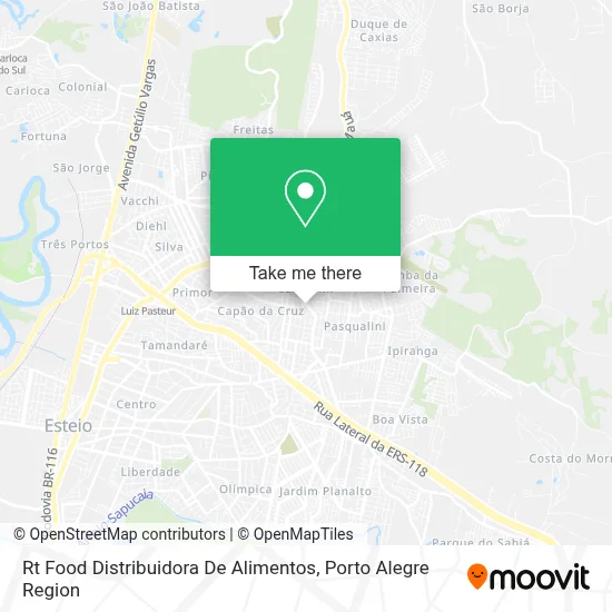 Rt Food Distribuidora De Alimentos map